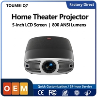 Projecteur LCD FHD 1080P d'usine directe, projecteur intelligent Android à mise au point automatique, projecteur OEM ODM personnalisé pour les distributeurs mondiaux