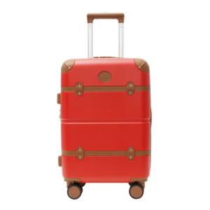 <span class=keywords><strong>Retro</strong></span> Reisekoffer Set Anti-Kratzer ABS Gepäckset mit Beauty Case Braun PU Leder Deko Streifen Kunststoff Eck schutz - Product Image 1