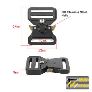 Toka için Quick Release 40mm Metal kemer yeni alüminyum alaşım taktik tasarım - Product Image 3