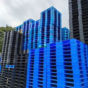 พาเลทพลาสติก Nuotian Plastics ขนาด 1000x600x50 มม. 1000x800x145 มม. แบบสี่ทางเข้า วัสดุ PEPP สำหรับคลังสินค้า โลจิสติกส์ และการส่งออก - Product Image 2