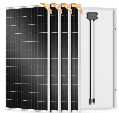 Advanced 200W Monocrystalline Pv Solar Panel 24V Rigid PV Module for Energy Storage Balcony Solar and RV Use
