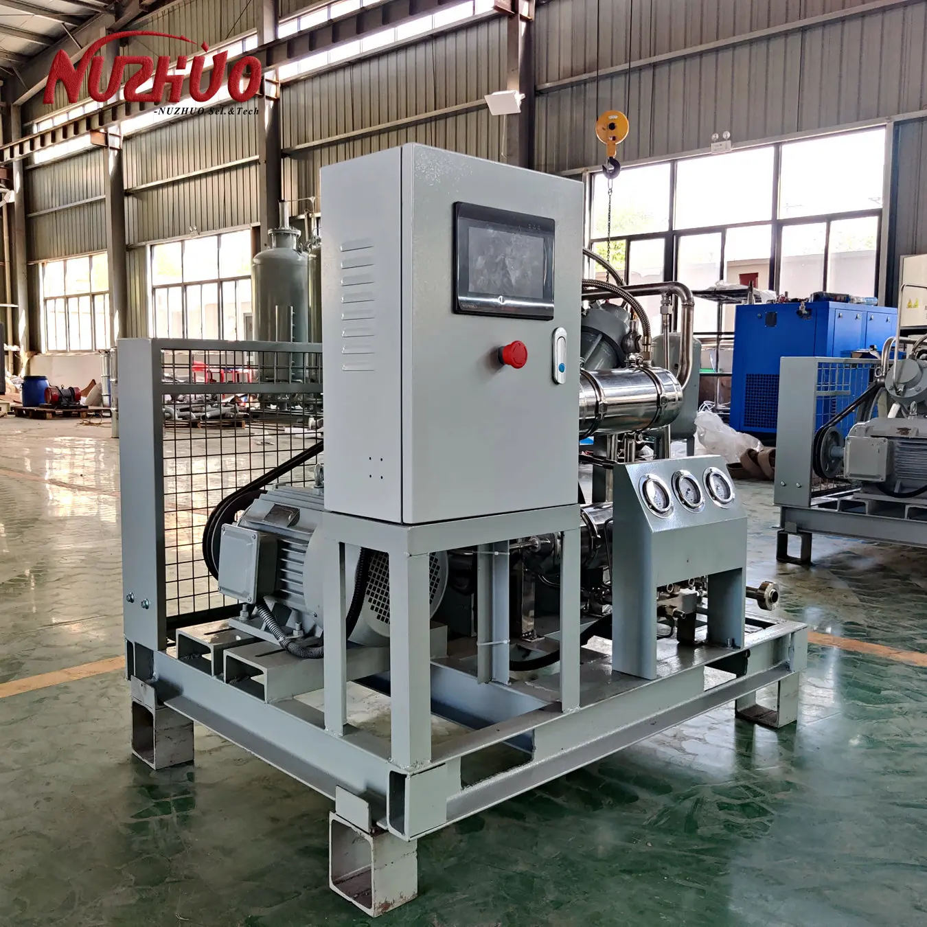 NUZHUO 10Nm3/h Compresseur de gaz Qualité supérieure Approvisionnement en usine Oxygène Azote Argon Booster