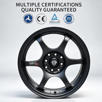 Jantes de voiture certifiées FLowtone Wheels, fabricant certifié, 16X7 4x100 4 trous ET35, jantes en alliage 4x114.3, jantes de course en alliage 15 16 pouces