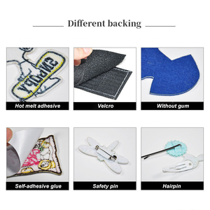 Cá nhân hoá tùy chỉnh thêu các bản vá lỗi cho quần áo thêu dán quảng cáo tùy chỉnh Velcro các bản vá lỗi Logo Sticker - Product Image 4