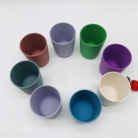 Vaisselle en bambou PLA naturel 100% biodégradable, vaisselle réutilisable PP RPET Assiettes pour enfants