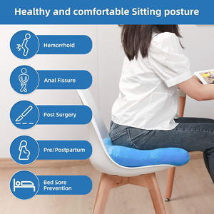 Almohada Donut para Coxis, Cojín Antiescaras para Cama, Almohadilla Transpirable para <span class=keywords><strong>Hemorroides</strong></span>, Postoperatorio, <span class=keywords><strong>Embarazo</strong></span>, Alivio de Presión - Product Image 2