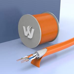 Linkwylan Hi-Speed LSZH Cat7 cavo SFTP 23AWG fili solidi schermato installazione di rete <span class=keywords><strong>LAN</strong></span> supporta cavi di comunicazione 4PPoE - Product Image 2