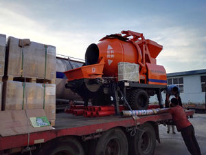 Nueva bomba mezcladora de hormigón JBS40 mezcladora de hormigón con bomba diésel eléctrica móvil bombeo de hormigón maquinaria de mezcla remota - Product Image 3