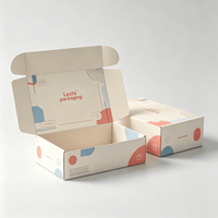 Échantillon gratuit d'emballages d'expédition biodégradables personnalisés, boîtes de courrier écologiques, boîtes de courrier cadeaux avec logo