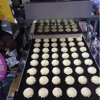 Automatic Cookie Depositor Dropping Injection Grouting Machine New Condition Biscuit Production Line Cake Making Wire Cut