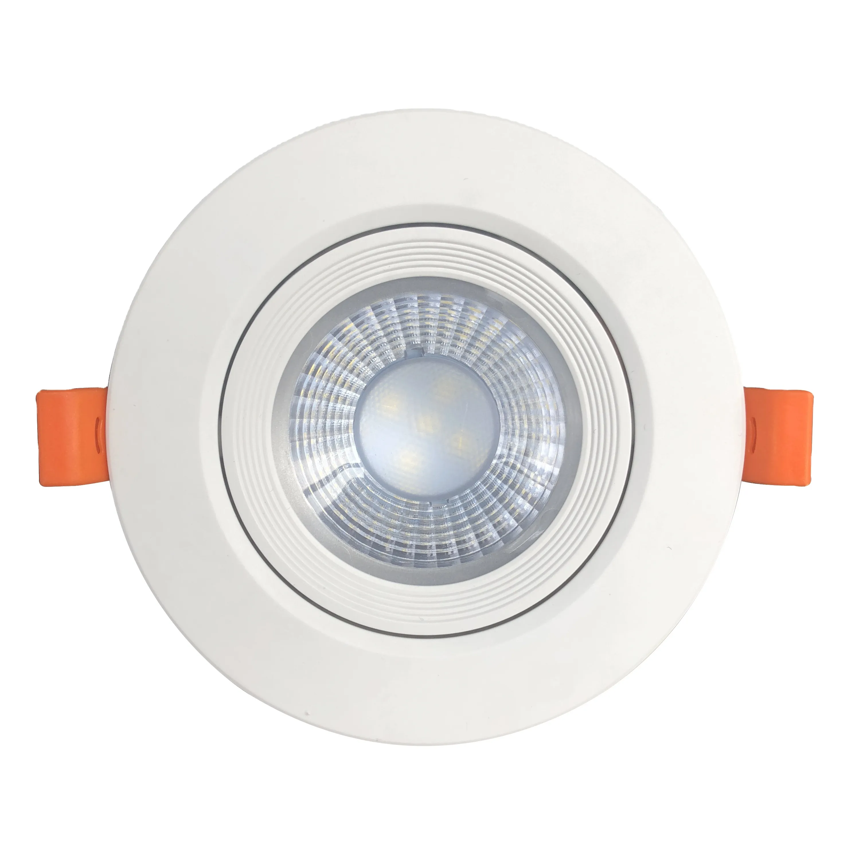 Directo de fábrica interior CCT redondo hacia abajo luz aluminio integrado COB LED Downlight