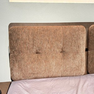 Ensemble de couvre-lit en chenille lavable, taille king, cadre en bois massif pour hôtel, appartement, garantie 10 ans - Product Image 2