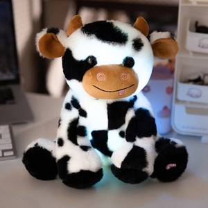 Peluche a Forma di Mucca con 6 Colori LED Cangianti, Luce Notturna per Bambini, Regalo di Compleanno e Natale - Product Image 4