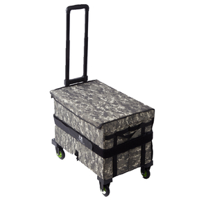 Tianyu T750L Plegable 30L/43L/62L Logotipo de impresión de transferencia térmica Sello de plástico de tres lados Preservación del calor Carro de compras de alimentos - Product Image 5