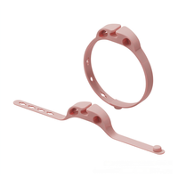 YDS Sangle de fixation en silicone pour cuillère, Sangle de transport pour bouteille d'eau, Support pour bocaux Mason, Repose-cuillère et porte-paille, Support à café en silicone