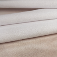 Couleurs personnalisées disponibles, matériau de chaussure en velours durable et respirant, double face, résistant à l'abrasion, pour vêtements de sport, doublures de bottes