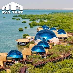 Tienda de cúpula de vidrio Geodésico de 7M para habitación de <span class=keywords><strong>hotel</strong></span> Eco Glamping con baño en los Emiratos Árabes Unidos - Product Image 1