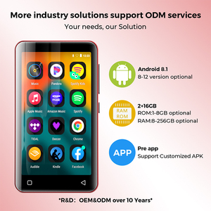 Innoasis G1 MP4 Máy nghe nhạc với wifi cho Bluetooth cảm ứng đầy đủ Màn hình 4 inch <span class=keywords><strong>Android</strong></span> hỗ trợ DSD WAV Định dạng âm thanh màu xanh <span class=keywords><strong>Hebrew</strong></span> - Product Image 4