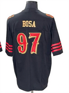 Оптовая продажа: Футбольная форма НФЛ (американский футбол) с вышивкой — Сан-Франциско, мужская, номера: 85 Киттл, 19 Самуэль, 23 Макфири, 13 Пурди, 54 Уорнер - Product Image 2