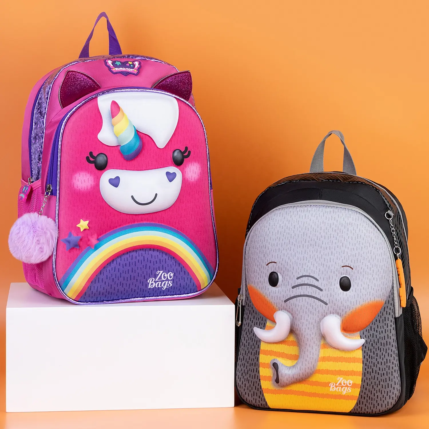 Fashion Designer Animal Cartoon Unicorn Toddler Student Boy Girls Children School Backpacks Bags Bookbags For Kids