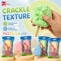 Jouet créatif ASMR en forme de cornet de neige croustillant, sensation de cire, simulation de bâtonnet glacé, jouet sensoriel anti-stress