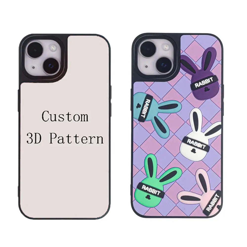 Custom 3D Cartoon Pattern Printing Pictures DIY Design Silicone Phone Case For iphone 11 12 13 14 Promax Girl Mobile Phone Cover