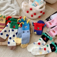 Chaussettes d'hiver douillettes pour adultes, vente en gros, chaussettes longues fantaisie, chaussettes moelleuses et duveteuses pour femmes, pour la maison et l'intérieur