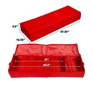 Adornos navideños para envolver regalos, accesorios de decoración, organizador de papel, rollos de envoltura, bolsa de almacenamiento debajo de la cama - Product Image 2