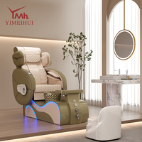 Fauteuil de massage des pieds multifonctionnel professionnel pour salon de manucure de luxe étranger