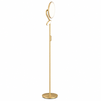 Lampe sur pied LED moderne en aluminium et acrylique, double tête réglable, lampe de lecture, 3 températures de couleur, garantie 2 ans