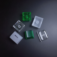 Vente en gros Cherry Keycaps Accessoires informatiques Mignon Clavier Mécanique Blanc Keycaps Personnalisé DIY Transparent Rétroéclairé Keycaps