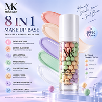 Crème pré-maquillage multi-effets à 4 couleurs en spirale, marque privée, pour une adhérence durable du fond de teint