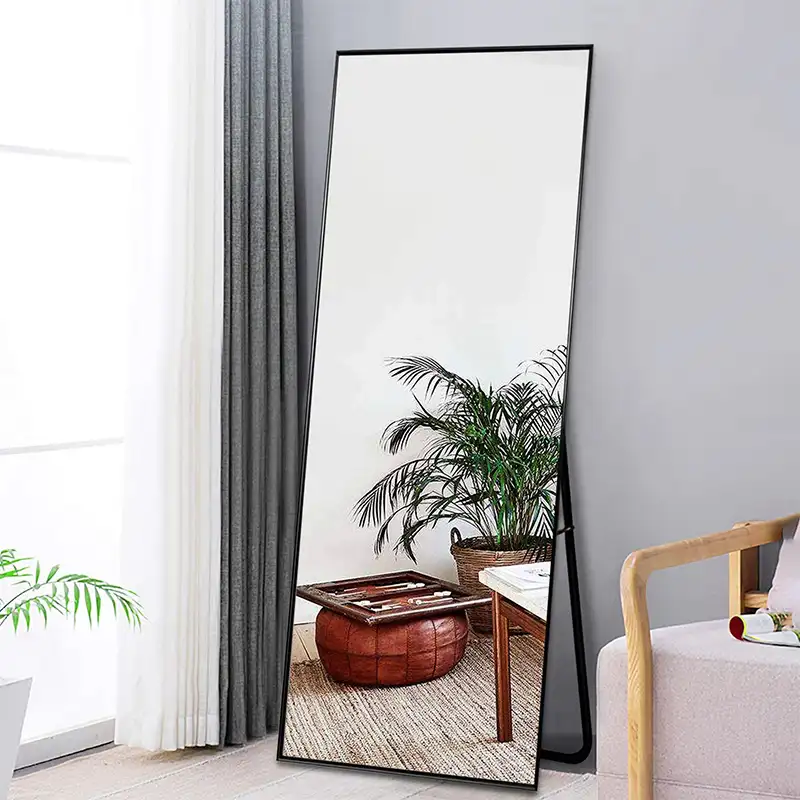 Оптовая продажа; Высокое качество; Постоянного серебряное зеркало в деревянной раме пол зеркала