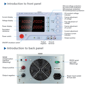 Có thể điều chỉnh 3A 5A 10A 20A 30A 50A 60A 30V 50V 60V 120V 150V 300V 400V 500V 600V DC cung cấp điện 220V 2A 100V 1A 400V phòng thí nghiệm chuyển đổi - Product Image 6