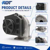 Ventilador Centrífugo de Gas EC de Alto Flujo de Aire G1G170-AB31/51/53/08 con Rodamiento de Bolas para Sistema de Caldera de Condensación de Gas de Funcionamiento Continuo