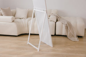 Manufacturers Direct Sales Modern Style Rectangle Floor <b>Mirror</b> High Quality Particle Board with <b>Paper</b> MR-12 - Product Image 2