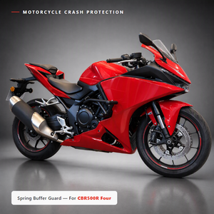 Set di 2 Barre Antiurto Saldate TIG per CBR500R con Quattro Molle in Acciaio Spesso - Product Image 6