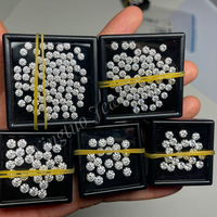 Pierres de Moissanite Cultivées en Laboratoire en Gros, Couleurs D E F G, Clarté VVS1, Taille Ronde Brillante, Effet Feu, Pierres Libres