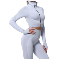 Legging Olahraga Wanita 3-Piece Model Terbaru 2026, Seamless Solid, Breathable, High-Waisted, Cocok untuk Fitness, Yoga, Gym, Jogging, dan Lari