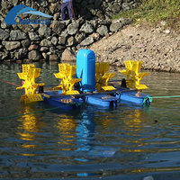 Aérateur à roues à aubes robuste pour fermes de crevettes commerciales et applications d'aquaculture intensive