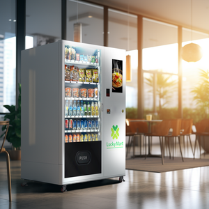 Cashlesstouch màn hình thông minh kỹ thuật số đồ ăn nhẹ và đồ uống Máy bán hàng tự động với hệ thống làm mát Đầu đọc thẻ cho văn phòng - Product Image 2