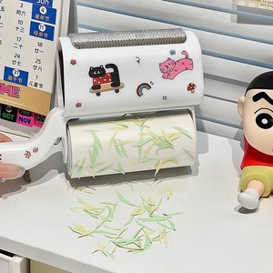 ลูกกลิ้งกำจัดฝุ่น 3 in 1 สำหรับเสื้อผ้า ดูดซับฝุ่นอเนกประสงค์ สีขาว พร้อมสติกเกอร์ลายการ์ตูน - Product Image 3