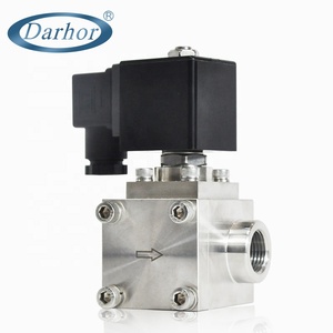 صمام ملف لولبي عالي الضغط 30MPa "a" 1 "صلب مقاوم للصدأ DHSE ac230 v 24VDC صمام تحكم - Product Image 4