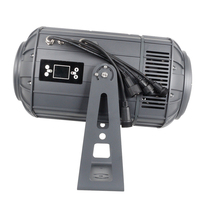 Proyector LED RGBW para Exteriores de 300W-450W con Zoom, Efecto de Patrón de Agua, IP65 Impermeable, Proyector Gobo para Paisajes