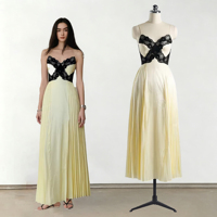 Nouvelle robe maxi élégante pour femmes, taille plus, dos nu, dentelle, patchwork