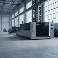Nouvelle machine de découpe laser à fibre haute vitesse 6000W/3000W interchangeable, commande CNC pour tôles d'acier inoxydable DWG
