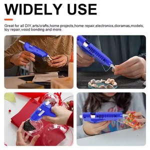 Meilleure vente 110v 220v 100W haute température chauffage rapide bricolage filaire électrique Mini petit pistolet à colle thermofusible avec bâtons - Product Image 6