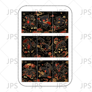 Imanes Acrílicos Promocionales de Pokémon JPS, Imán Acrílico para Refrigerador con Tarjeta de Pokémon, Serie Eevee, Regalo Personalizado de Pokémon - Product Image 6