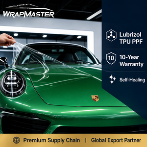 ฟิล์มกันรอย WRAPMASTER 1.52*15ม. 7.5มิล Lubrizol TPU ฟิล์มใส PPF ซ่อมแซมตัวเองได้ รับประกัน 10 ปีจาก <span class=keywords><strong>SGS</strong></span> ขายส่ง OEM - Product Image 1