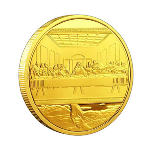 Pièces commémoratives personnalisées en métal, souvenirs d'église, pièce commémorative de Jésus, pièces commémoratives pour la Cène des Douze Apôtres - Product Image 5